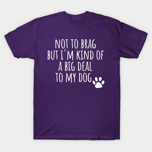 I'm a big deal to my dog dad mom woman gift funny cute canine owner T-Shirt by queensandkings